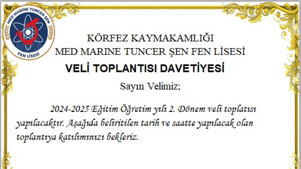 Veli Toplantısı